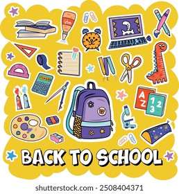 Back to school, school supplies, classroom supplies, stationary