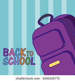 Back to school and supplies vector illustration graphic design