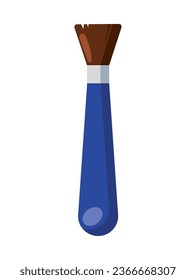 back to school supply paintbrush isolated icon