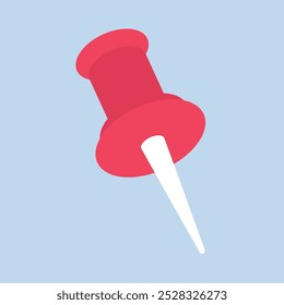 Voltar para escola fornecer ícone de pin push isolado.