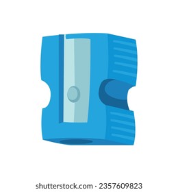 back to school supply sharpener icon isolated