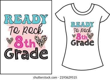 Back school svg and craft t shirt design, Gift t shirt design.