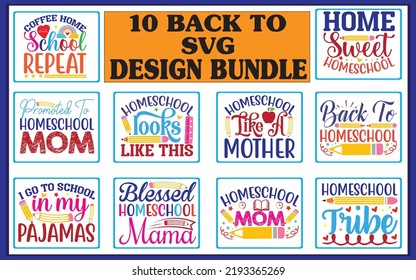 Back to school svg design bundle, vector file