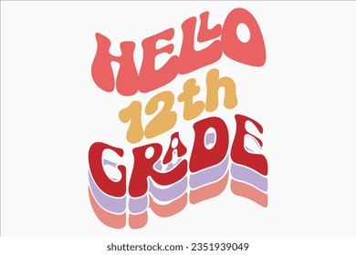 Back To School SVG Design, bundle, retro design, sublimation, sticker, t-shirt, typography, vintage, back to school, teacher, school, university, graduation, elementary, pre k