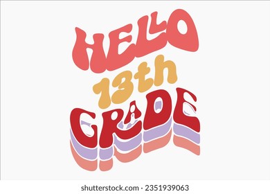 Back To School SVG Design, bundle, retro design, sublimation, sticker, t-shirt, typography, vintage, back to school, teacher, school, university, graduation, elementary, pre k