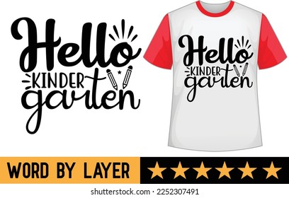 Back to school svg t shirt design