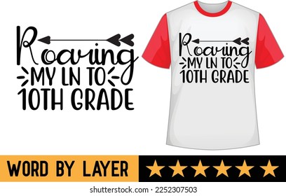 Back to school svg t shirt design