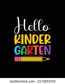 Back To school T Shirt Design Template