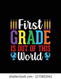 Back To school T Shirt Design Template