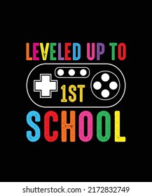 Back To School T Shirt Design Template