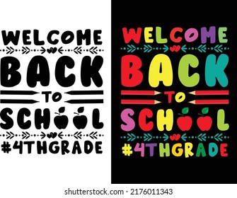 Back to school t shirt design for print tshirt
