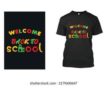 Back to School T shirt Design
