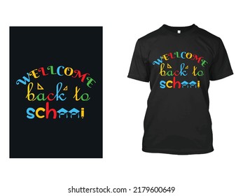 Back to School T shirt Design