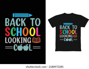 Back To School T Shirt Design Template