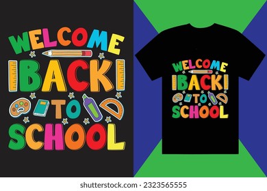 Back to School T Shirt Design Graphic
