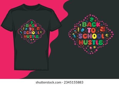 Back to school t shirt design