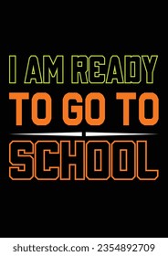 BACK TO SCHOOL T SHIRT DESIGN