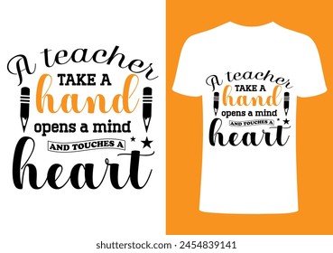 Back to school  T shirt Design, Vector Teacher T shirt ,creative Teach Collection, teachers day illustration , Teacher's Day T shirt. Teacher typography. 