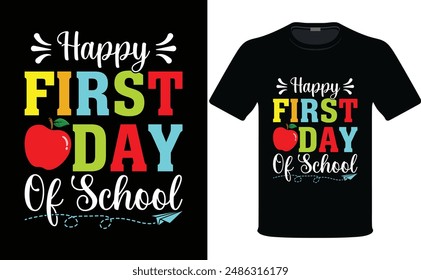 Back to school t shirt design vector file