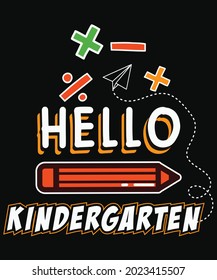 Back to school t shirt design.100% vector and easy to editable file.