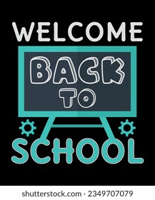 Back to school t shirt welcome back to school typography t shirt kids t shirt design for print