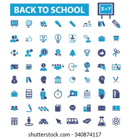 back to school, teacher, mathematics, literature, pupil, lessons  icons, signs vector set for infographics, mobile, website, application
