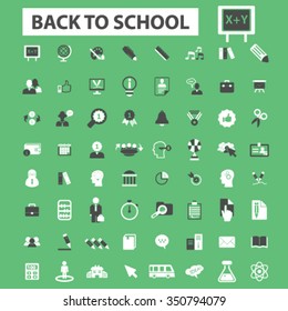 back to school, teacher, mathematics, literature, pupil, lessons  icons, signs vector concept set for infographics, mobile, website, application