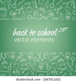 back to school – template