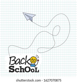 Back to School, template for Back to school , Back to school banner and card design