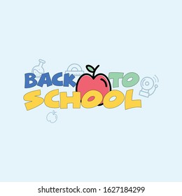 Back to School, template for Back to school , Back to school banner and card design