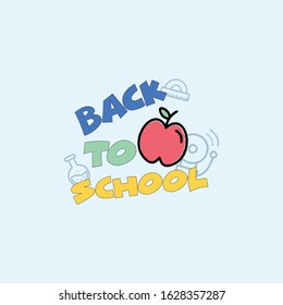 Back to School, template for Back to school , Back to school banner and card design