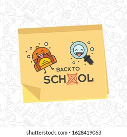 Back to School, template for Back to school , Back to school banner and card design