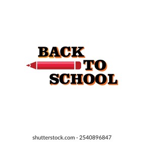 Back to school text design 
