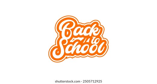 back to school text effect