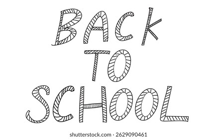 Back to school text font calligraphy hand written lettering script black color object back to school education student elementary learning rear view school university back to school book classroom art