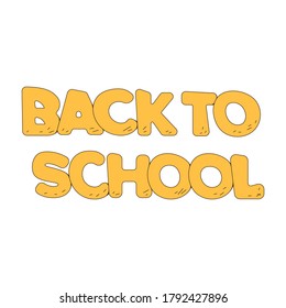 Volver al texto escolar. Plantilla para volante publicitario o anuncios