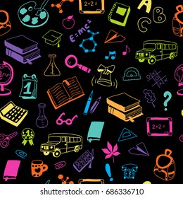Back to School. Textures for wallpaper, fills, web page background.