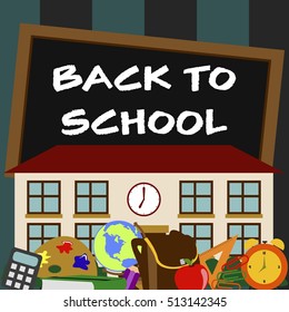 Back to school theme background