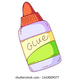 Back to school theme. Cute cartoon, hand drawn.