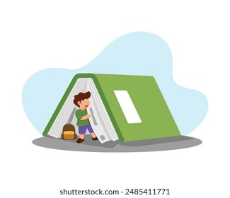 back to school themed illustration.
