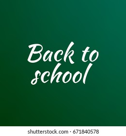 Back to School title texts poster design.Education background. Back to school