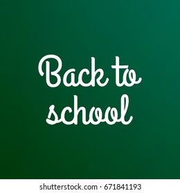 Back to School title texts poster design.Education background. Back to school