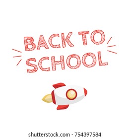 Back to School title texts poster design.Education background. Back to school