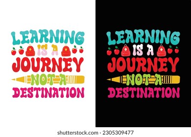 Back to school t-shirt design, 100 days of school, first day, 100-day typography t-shirt, kids t-shirt