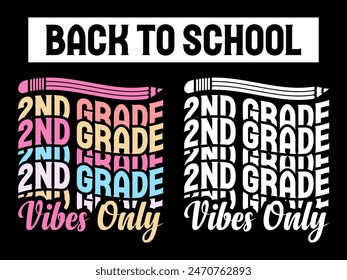 Back To School T-Shirt Design- Back To School- 100 days of school t shirt- First Day of school T-shirt Design- Hundred days of school- Happy First Day of School Kindergarten T-Shirt Design