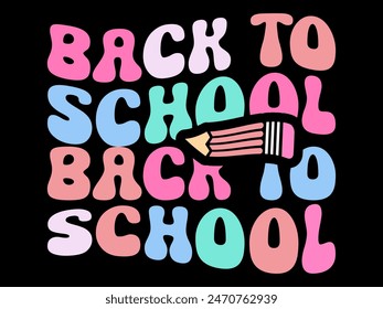 Back To School T-Shirt Design- Back To School- 100 days of school t shirt- First Day of school T-shirt Design- Hundred days of school- Happy First Day of School Kindergarten T-Shirt Design