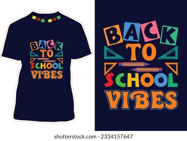 Back To School T-shirt Design