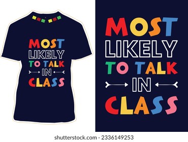 Back To School T-shirt Design