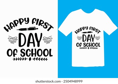 Back to School T-shirt Design