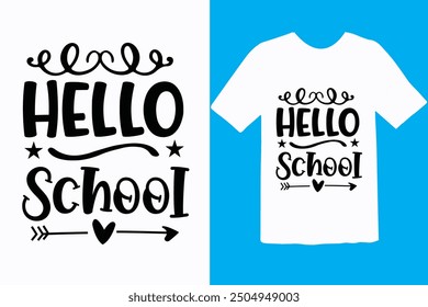Back to School T-shirt Design